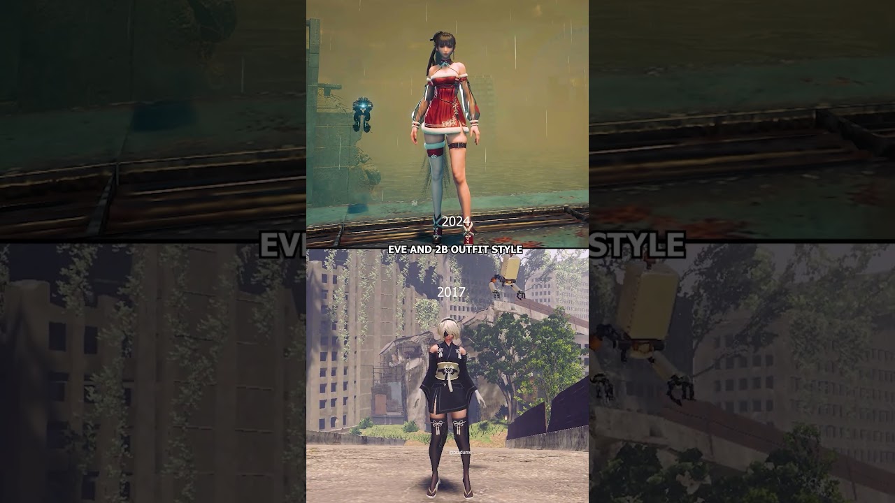 Outfits Compare Stellar Blade or Nier Automata 