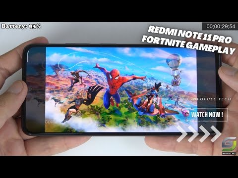 Redmi Note 11 Pro Fortnite Gameplay