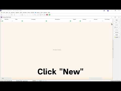 SQL Tutorial 09 - Purchase Debit Note