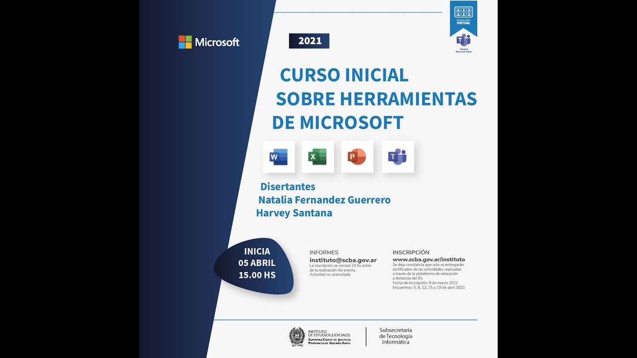 CURSO DE HERRAMIENTAS DE MICROSOFT (REUNIONES Y CHATS)