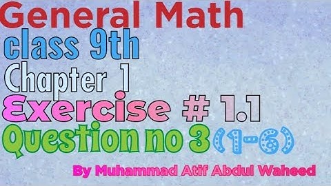 General Math| class 9th| chapter 1 | percentage,ratio and proportion|exercise #1.1 | question 3(1-6)
