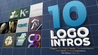 10 Cinematic Logo Ident Pack - After Effects Template 10 Cinematic Logo Ident Pack - After Effects Template