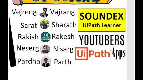 UiPath Youtubers - SOUNDEX in SQL DB Automation With UiPath Apps | SQL   Data Display in UiPath Apps