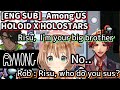 [ENG SUB]”Tee-Tee” highlights of only JPN part 【Among US】HOLOID X HOLOSTARS / ホロスタホロIDてぇてぇまとめ