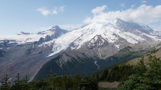 First Burroughs Loop Hike || Mount Rainier National Park || Perfect sunny weather