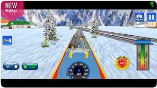 Soft Snow ❄️🌨️ Train 🚆 Driving Gameplay Level 8 New Minute Gameplay screenshot 1