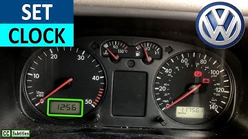 How to Set Clock on VW Golf Mk4 - How to Set Time on VW Golf Mk4