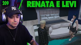 RENATA LEVOU O LEVI PARA CONHECEER SUA CASA,SERÁ QUE VAI ROLAR ALGUMA COISA! GTA RP