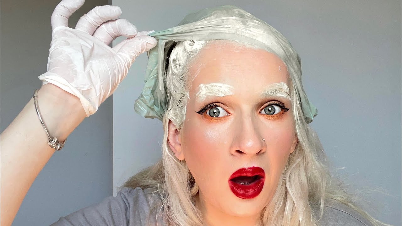 Bleaching My Hair With A BAG YouTube