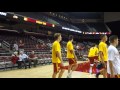 trojancandy.com:  See the USC Men's Volleyball Teaml Enter the Court Before Their Cal Baptist Match