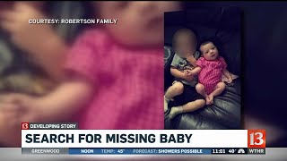 Search for Missing Baby Amiah Robertson