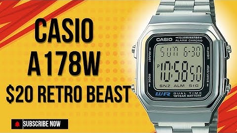 Casio A178W Review: Best Retro Digital Watch Under $25?