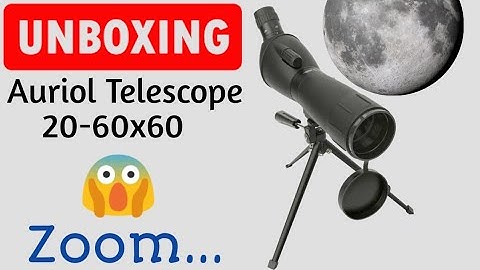 Telescope Unboxing | Review | And Test | Auriol Telescope 20-60x60 | Price....? | Toptech4