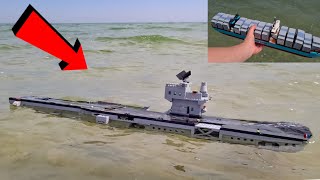 DO LEGO BOATS FLOAT IN THE SEA ?? #2