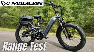 Magician Alpha: Range Test — 62 Miles on a 72V Dual‑Battery Ebike | Real‑World Results