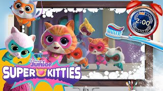 Download Lagu Super Kitties 2 Minute Magic Bubble Toothbrush timer with Music MP3