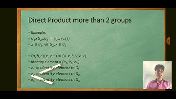 Direct Product and Generating Set