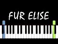 Für Elise EASY BEGINNER Piano Tutorial | Beethoven