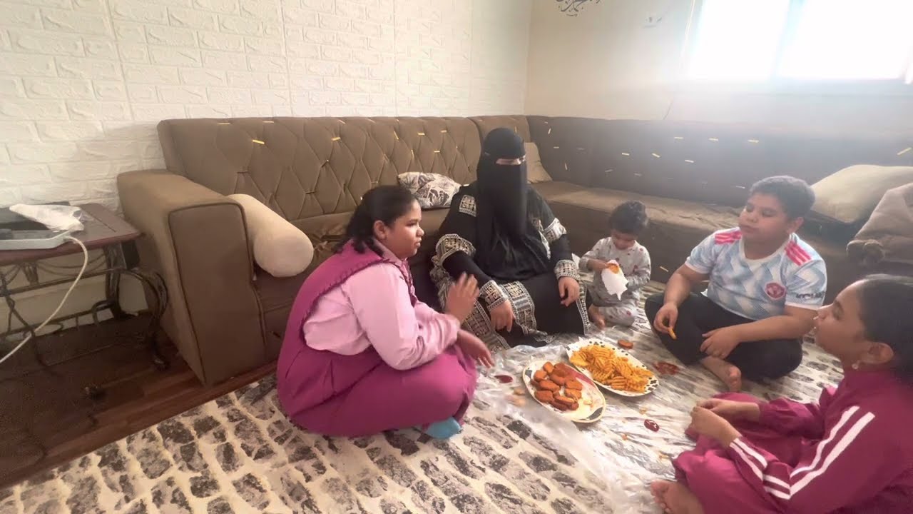 روتين الصباح مع المدرسة ادعو لبنتى رنودة مريضة