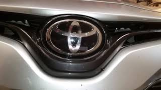 New 2018 Toyota Camry With Toyota Safety Sense - Checking Out Radar In Bumper & Forward Camera
