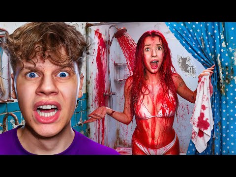 DON'T TAKE A SHOWER IN AN ABANDONED HOUSE!😰🩸