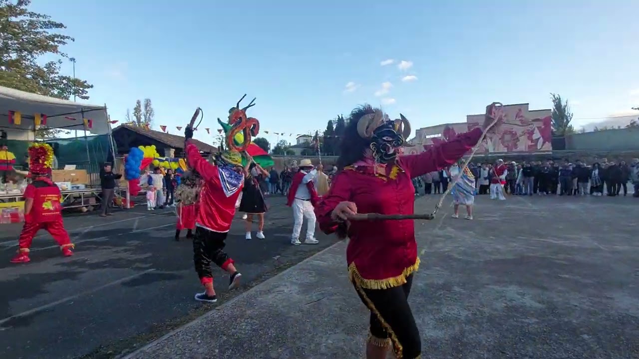 La poderosa diablada pillareña presente costumbres tradiciones folklor Ecuador🇪🇨 Calahorra España🇪🇸