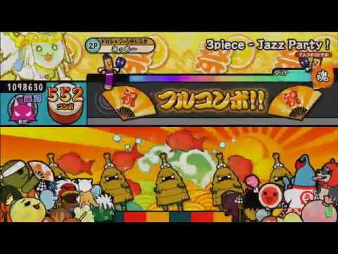【太鼓の達人キミドリ】3piece-Jazz Party!【ドロンでたらめ】