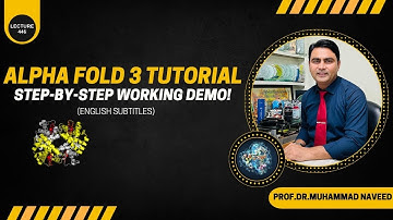 AlphaFold 3 tutorial with step by step Demo 🧬 | Modeling & docking |Lecture 446 |Dr. Muhammad Naveed