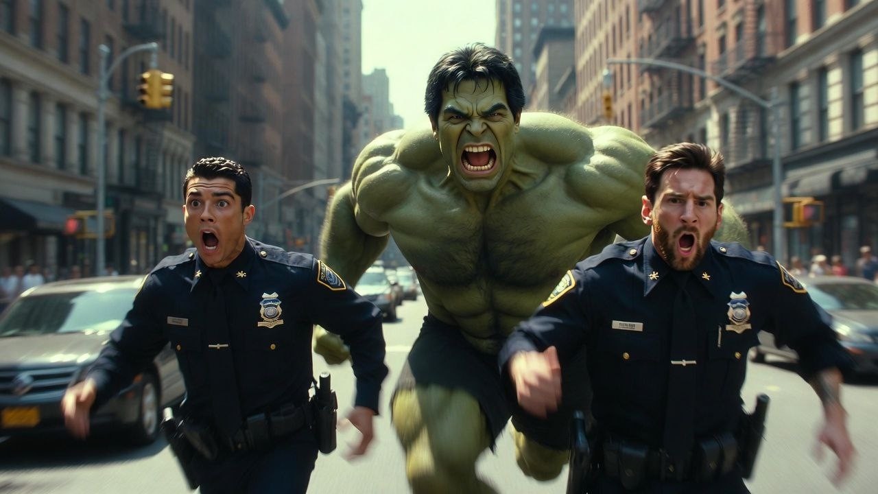 When Hulk Destroyed the City – Ronaldo and Messi Fought Back