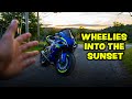 2021 Yamaha R1 Wheelie Practice!