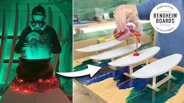 Melting Surfboard Foam with Resin - Don