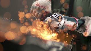angle grinder shrapnels in super slow motion shot with Phantom-flex camera 10,000 FPS