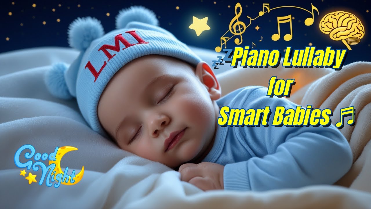 Sleep Like a Genius 👶 Piano Lullaby for Smart Babies 🧠