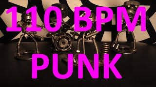 110 BPM - PUNK - 4/4 Drum Track - Metronome - Drum Beat