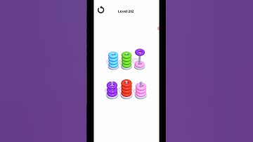 Hoop Stack Level 212 WalkThrough Solution Gameplay