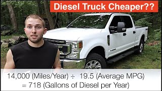 Diesel vs. Gas Truck? Cost of ownership Breakdown (Surprising Results!)