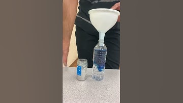 Mr. Xavier makes a sensory bottle.