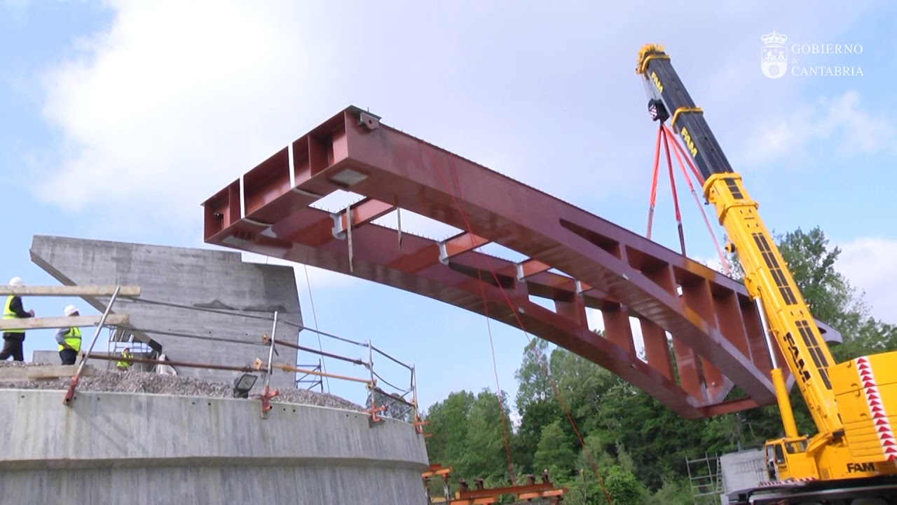 El nuevo puente de Golbaro estará listo a finales de agosto