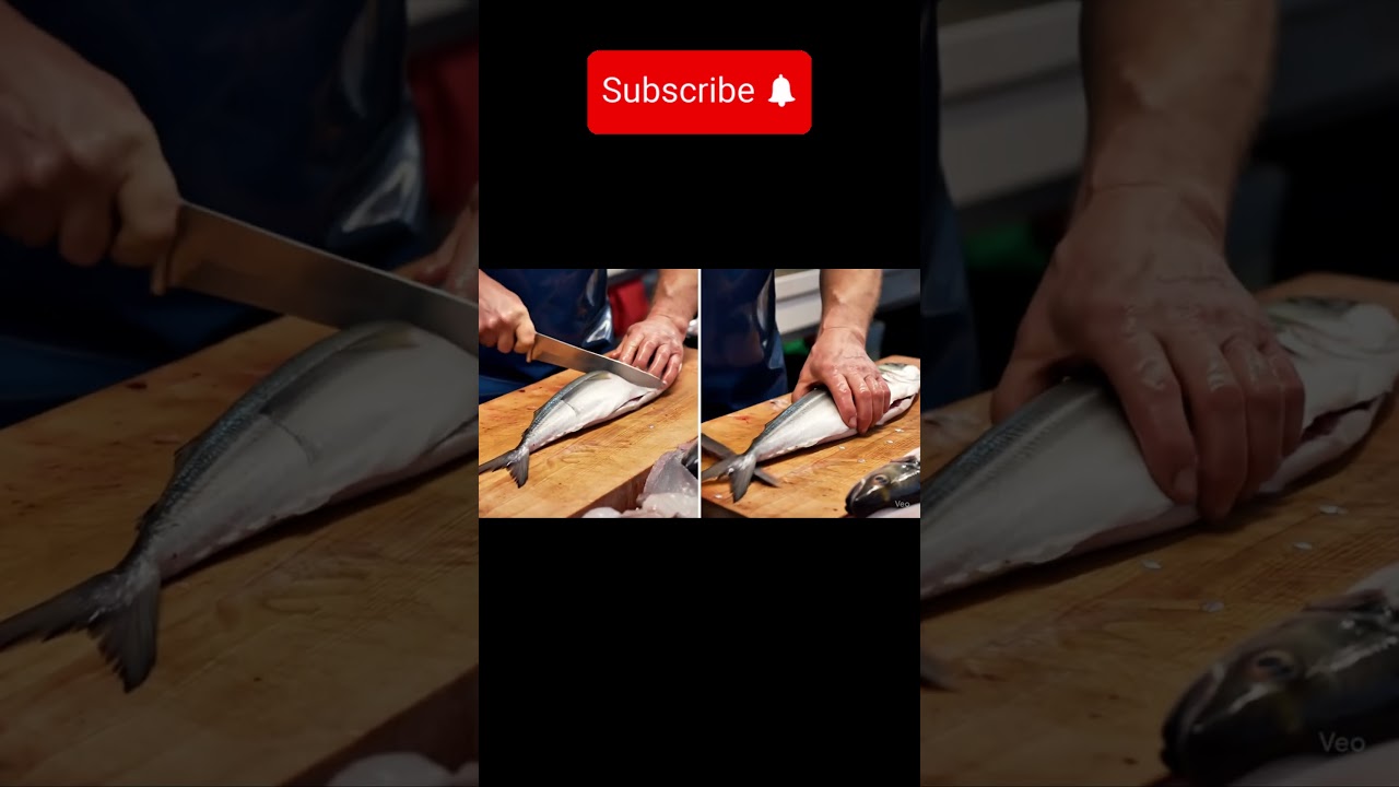 Two Knives, One Fish — Double Speed Fillet | Synchronized Cutting Art 
