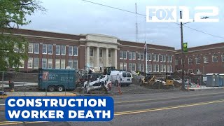 Construction worker dies after accident at Portland high school