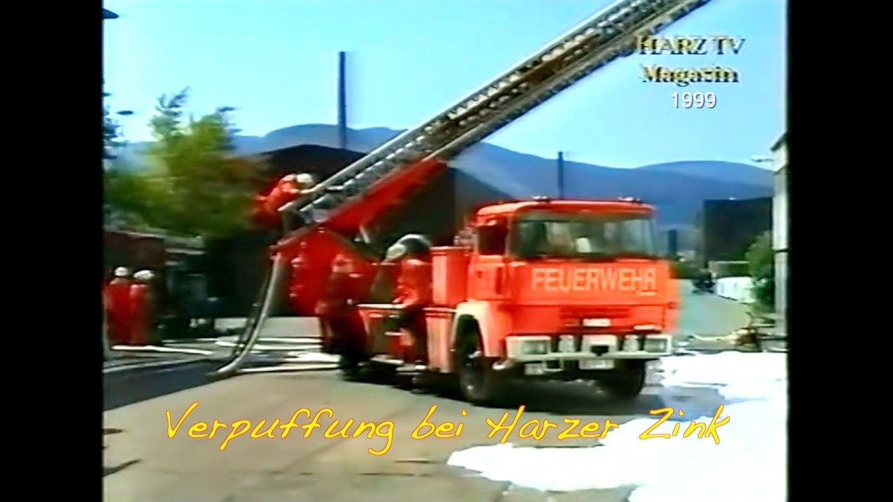 Verpuffung bei Harzer Zink (1999)