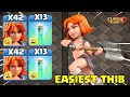 Must Try Strategy🔥| TH18 All Valkyrie Invisible Trick | Clash of Clans