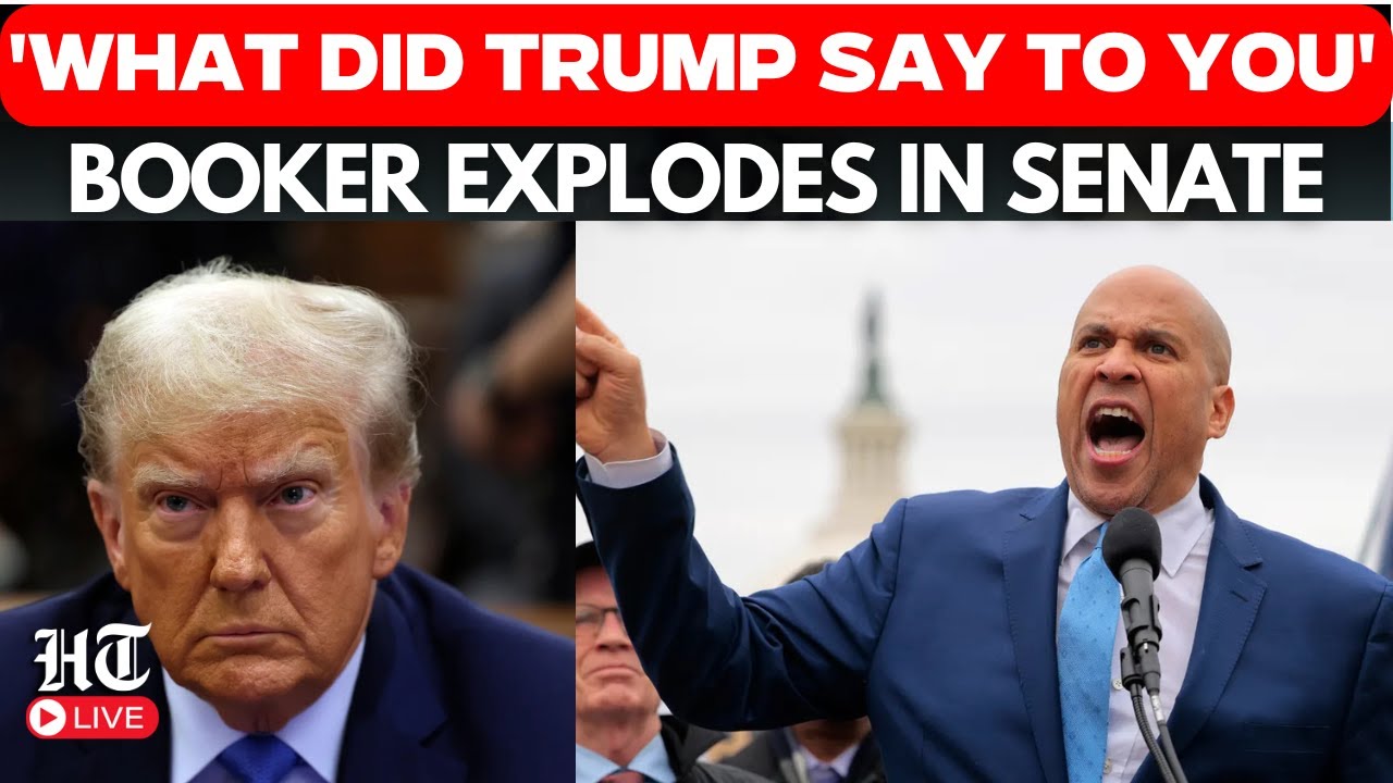 US Congress Live | Booker DEMANDS debate on Trump's judicial nominee | Chaos in Senate | US News