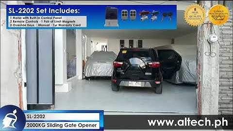 Altech SL-2202 2000kg Heavy Duty Sliding Gate Opener (01-06-22)