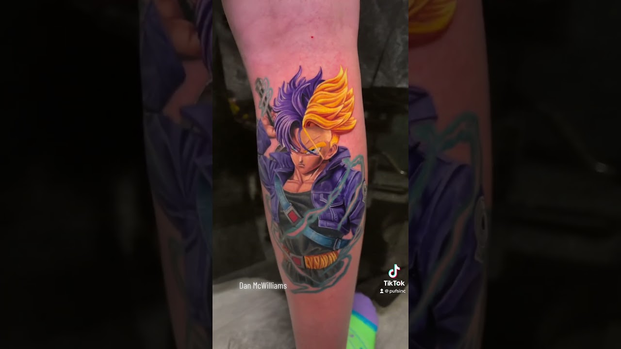 Amazing Dragon Ball Z tattoo by Dan McWilliams. 