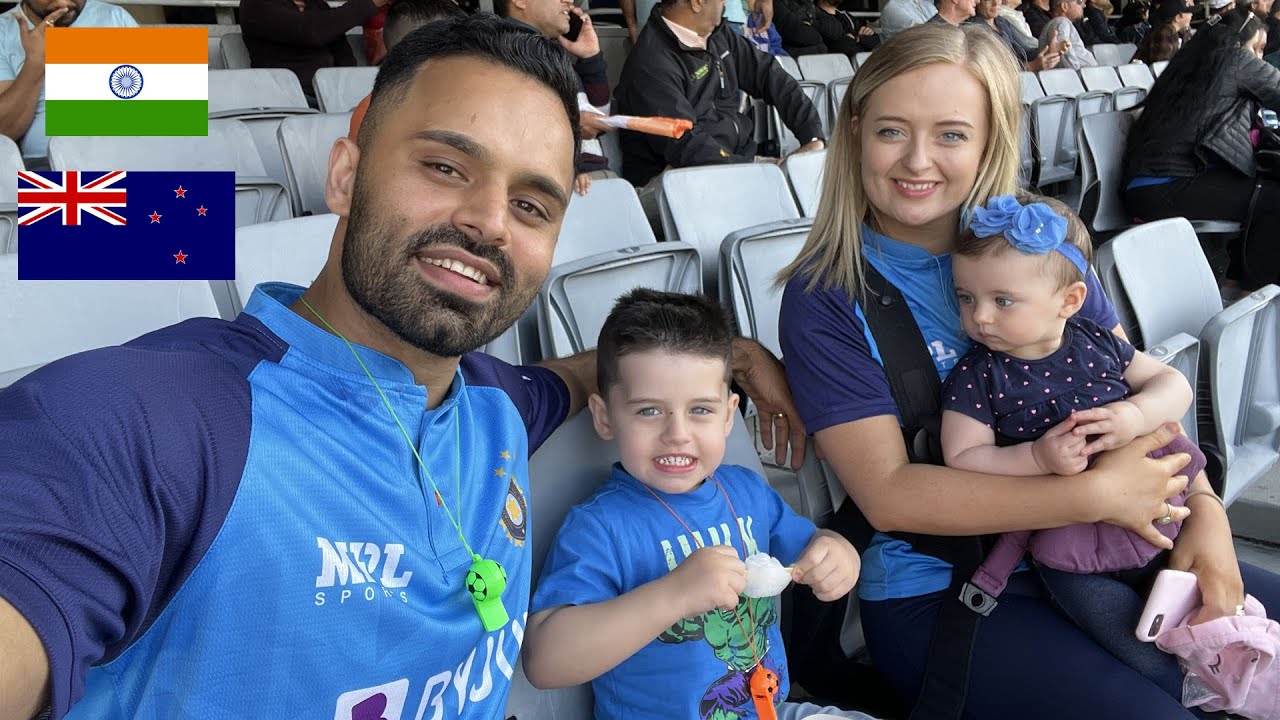 ⁣Taking My British Wife To Her First Cricket Match | INDIA VS NEWZEALAND ODI