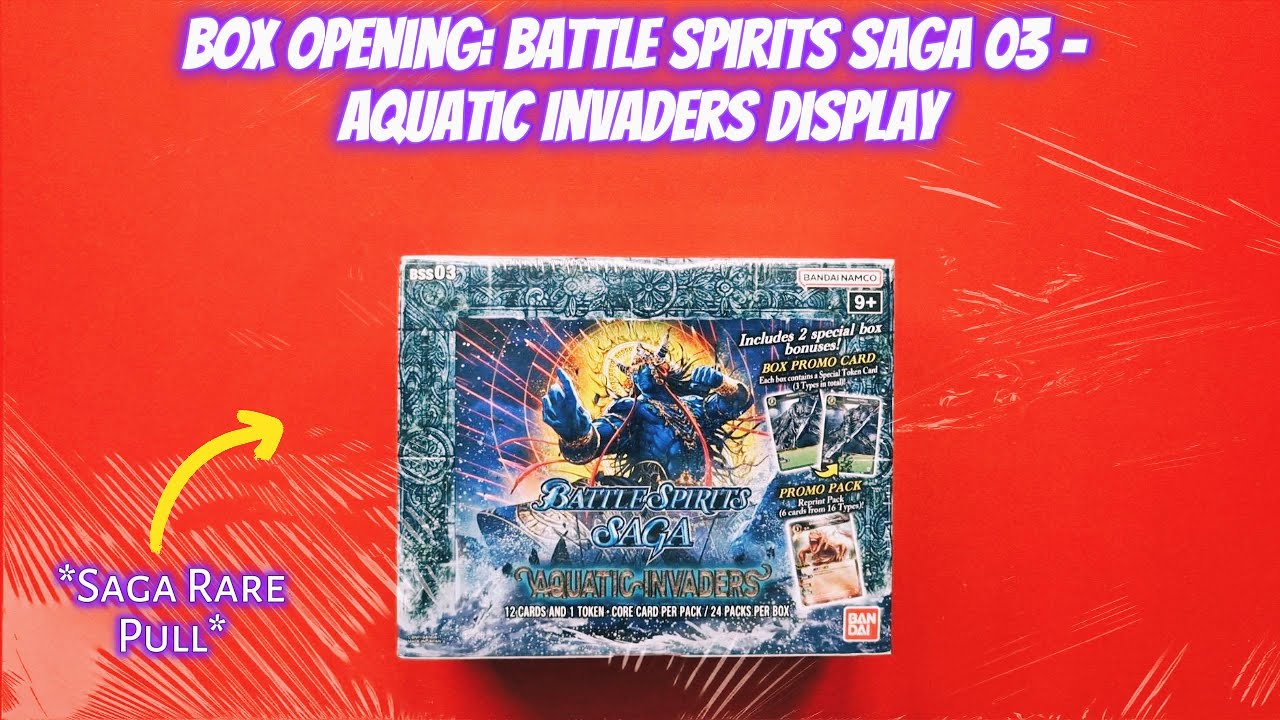 aquatic invaders booster box Battle Spirits Saga | [SB03] Two and a half centuries later Battle Spirits Saga Aquatic Invaders