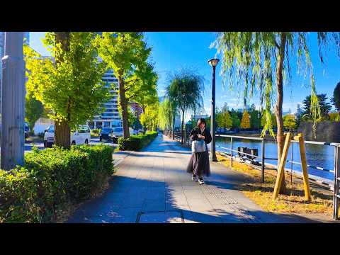 Walking Tokyo in Fall 🍂 Imperial Palace Gardens to Tokyo Station | No Talking [4K]