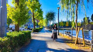 Walking Tokyo in Fall 🍂 Imperial Palace Gardens to Tokyo Station | No Talking [4K]
