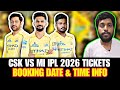 csk ipl 2026 tickets | csk vs mi ipl 2026 tickets | csk vs mi ipl tickets booking | csk vs mi